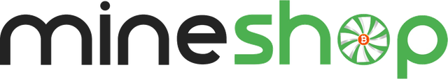 Logo MineShop — boutique irlandaise de matériel de mining ASIC et GPU